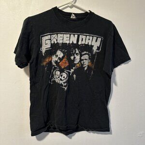 GREEN DAY vintage ROCK CONCERT t shirt HARTFORD CT JULY 24 2009 Small Distressed